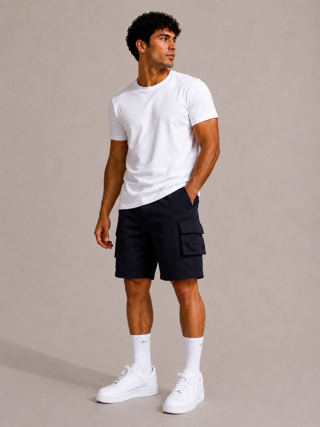 Pantalones cortos cargo informales