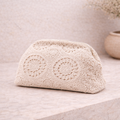 Bolso de Crochet Blanco Marfil