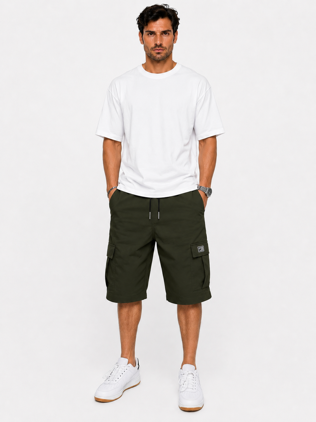 Pantalones cortos cargo Hombre