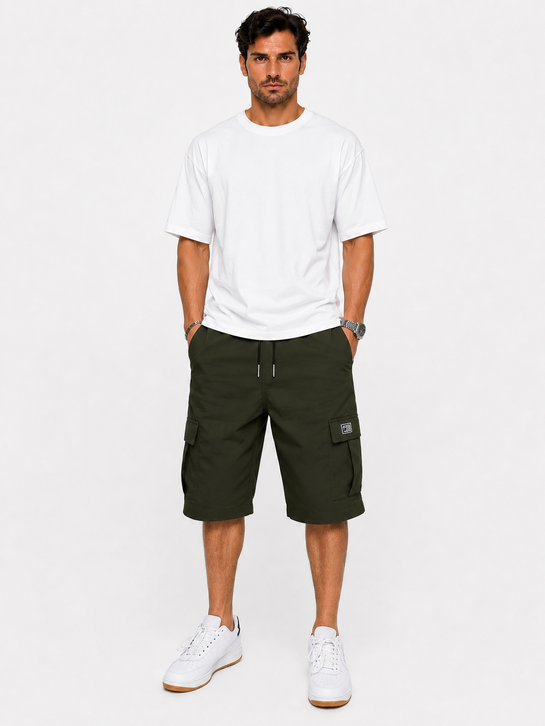 Pantalones cortos cargo Hombre