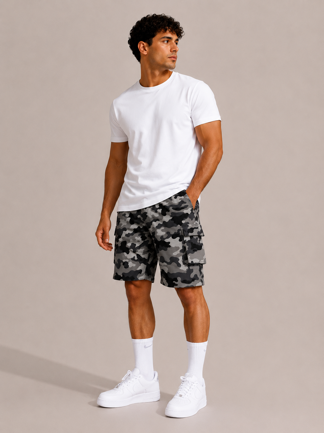 Pantalones cortos cargo informales