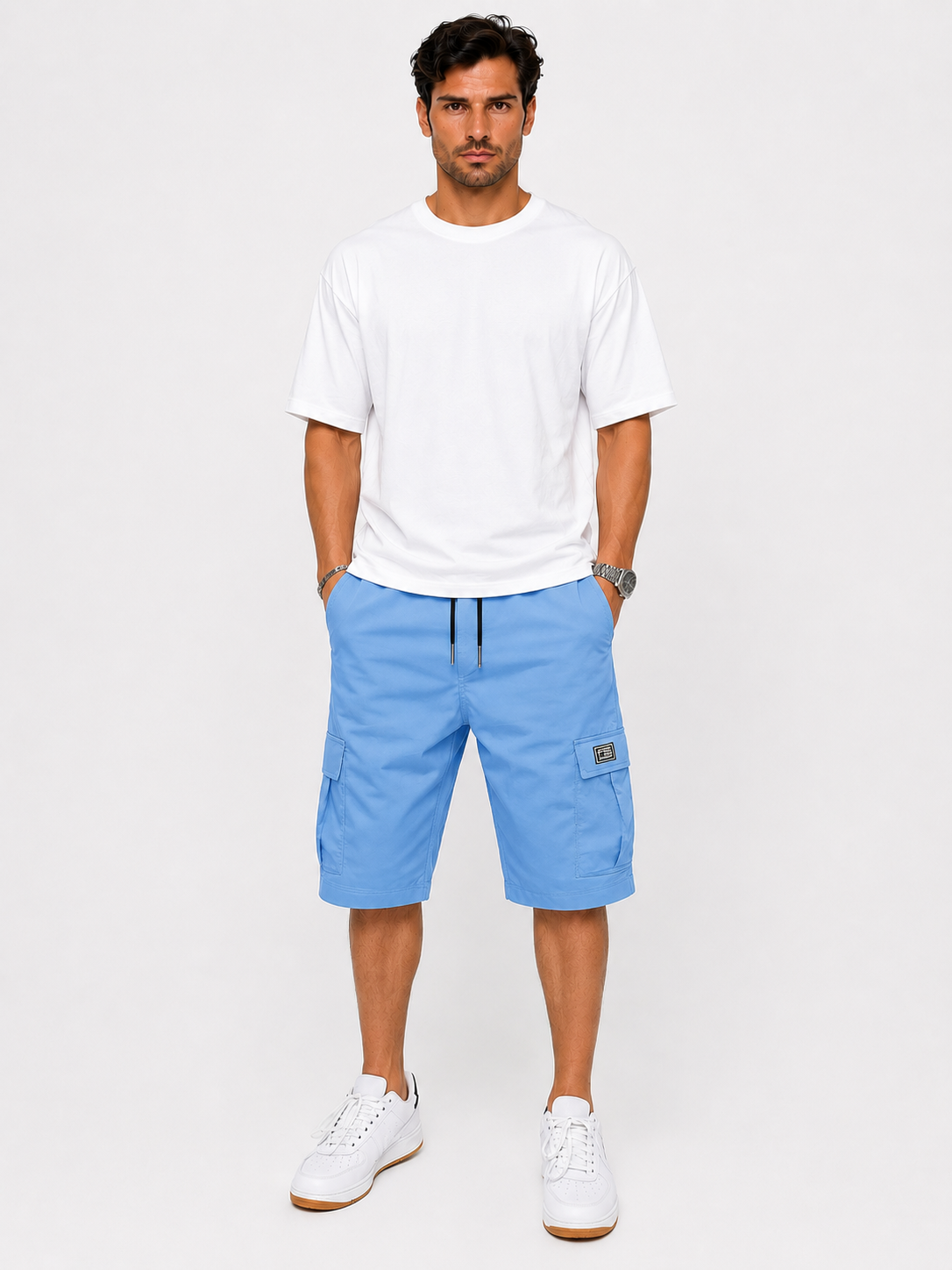 Pantalones cortos cargo Hombre