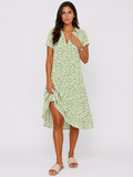 Vestido informal con estampado floral