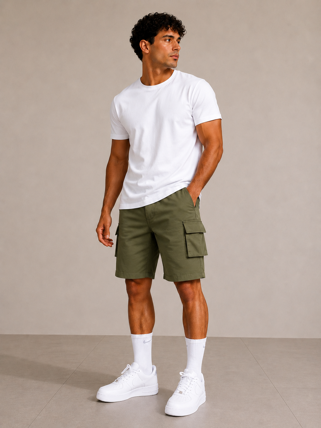 Pantalones cortos cargo informales