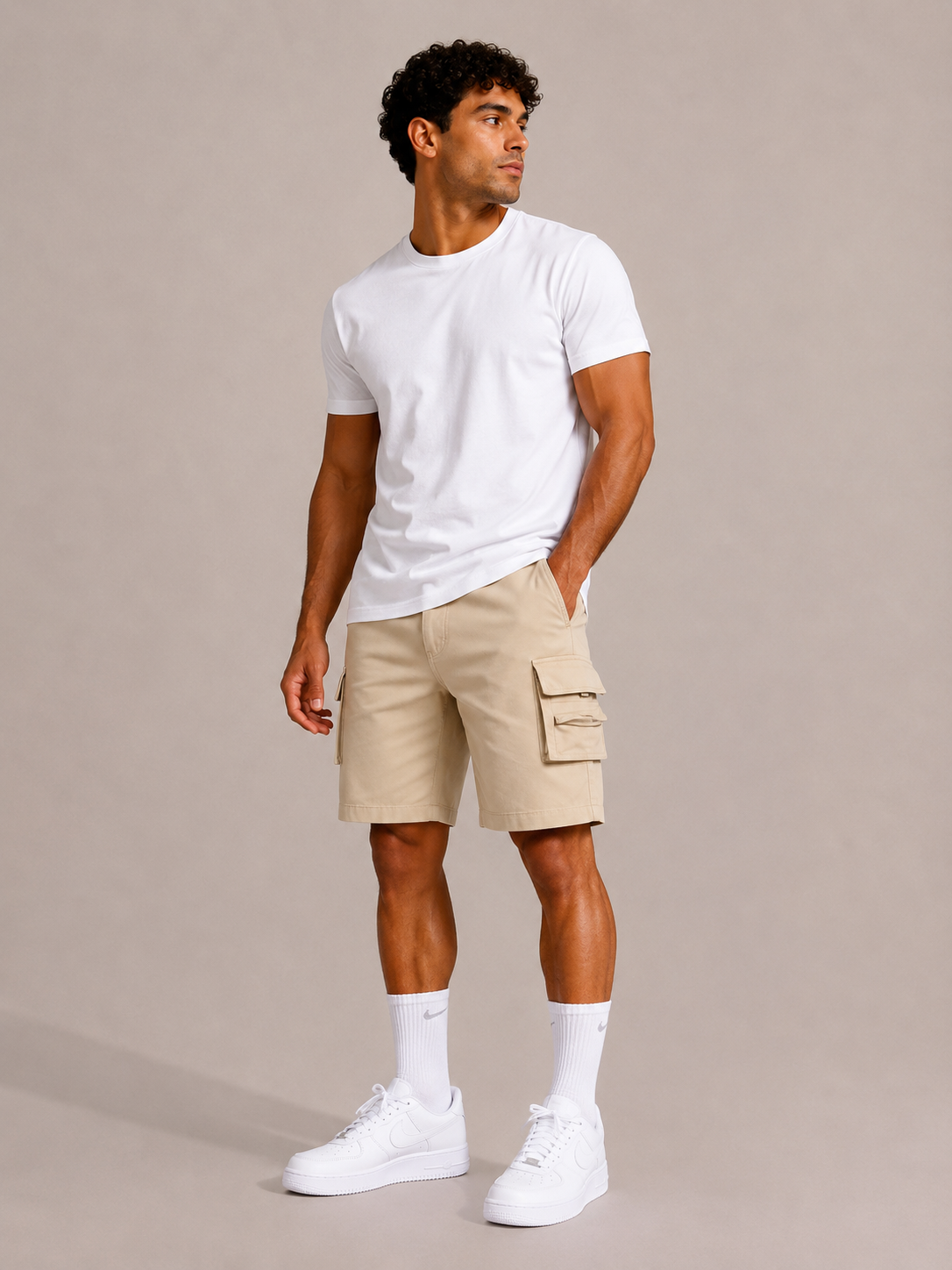 Pantalones cortos cargo informales