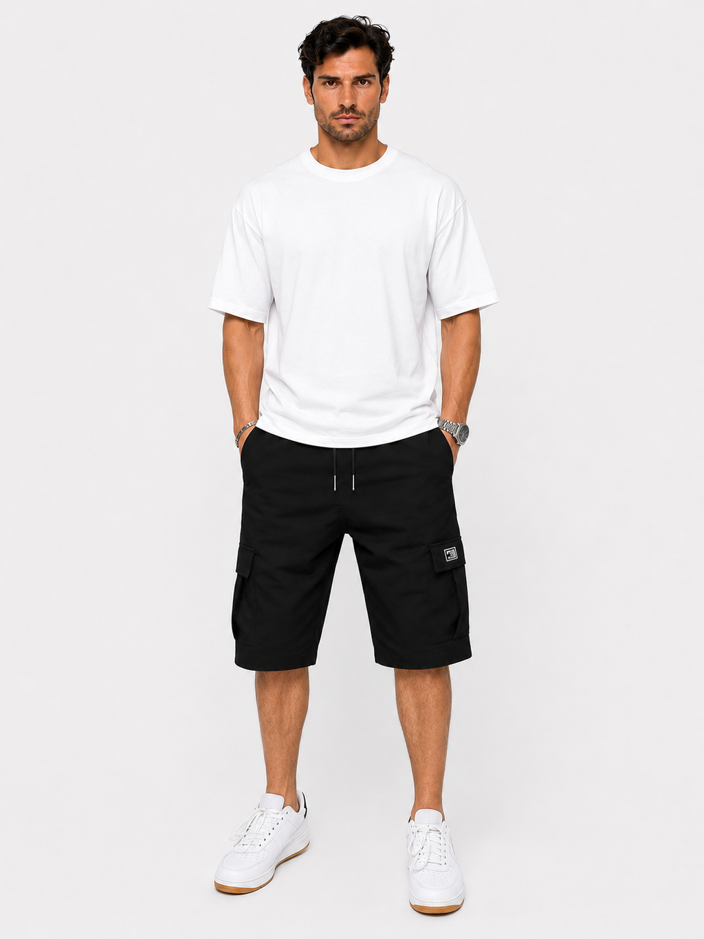 Pantalones cortos cargo Hombre