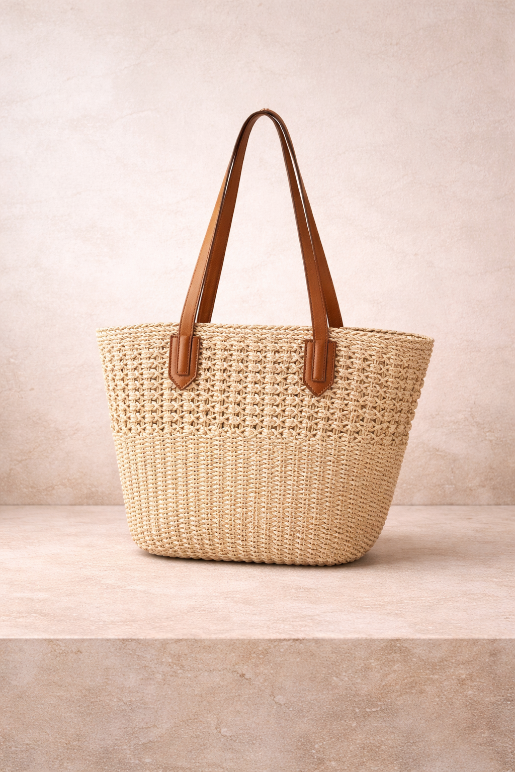 Tote de Trenzado Geométrico