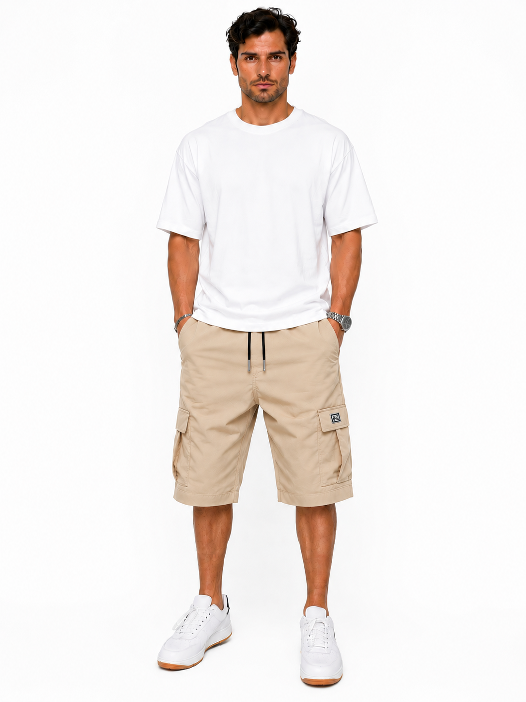 Pantalones cortos cargo Hombre